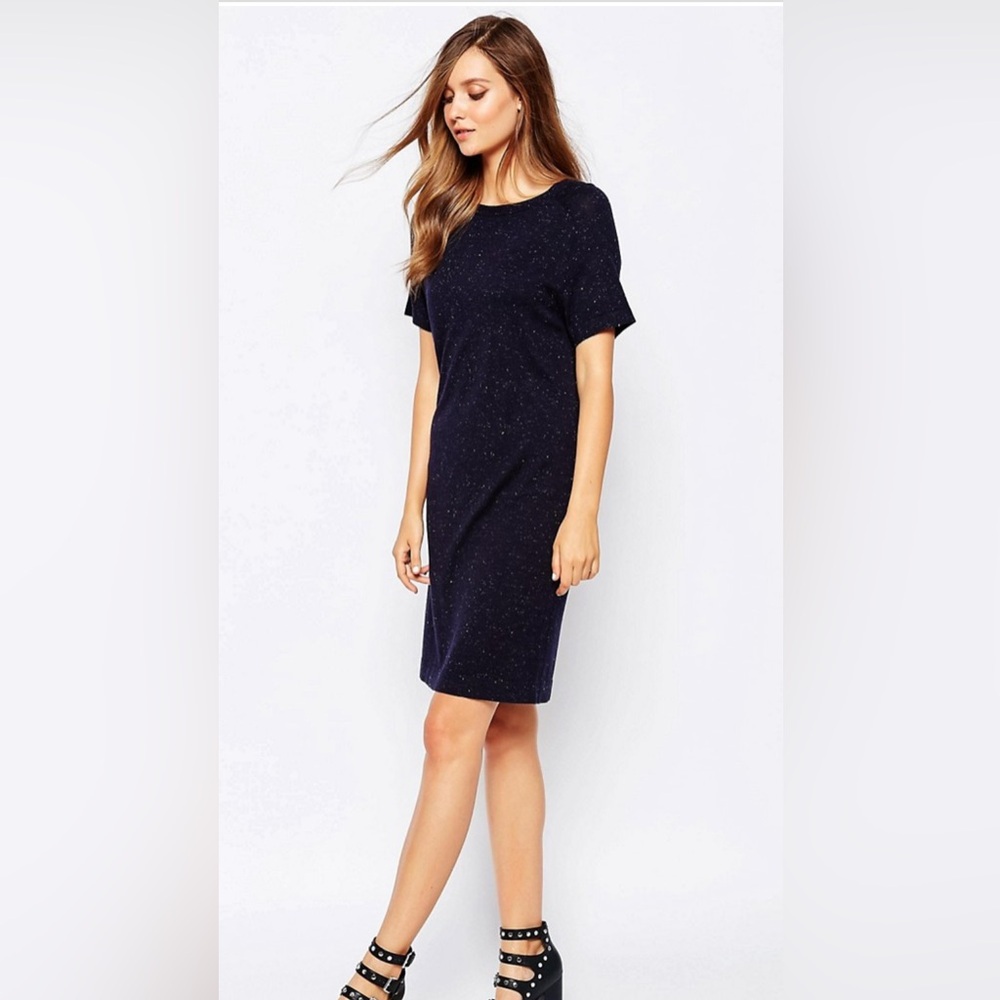 Whistles Short Sleeve Annie Sparkle Dress